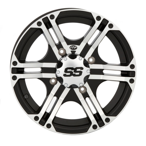 ITP 14X6 4/137 4+2 SS212 MACH BK WHEEL ITP 1428377404B