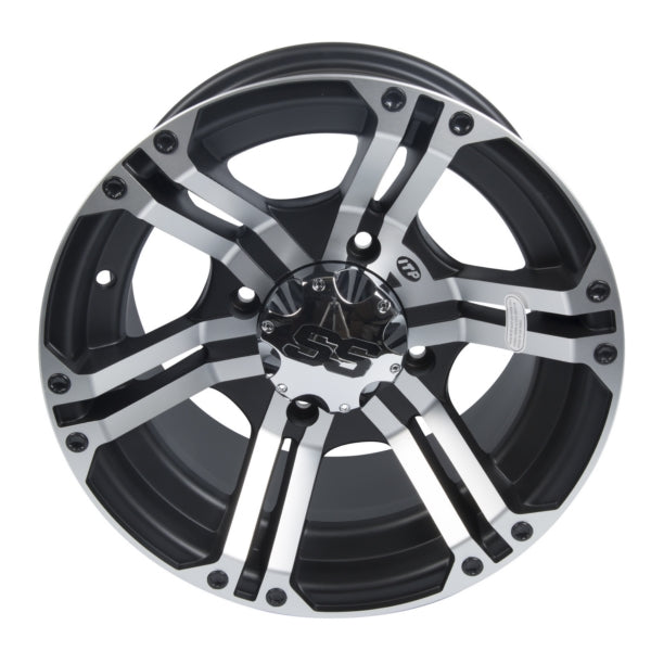 ITP 14X8 4/137 5+3 12MM SS212 MACH BK WHEEL 1428383404B