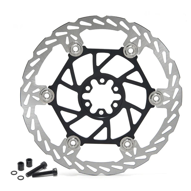 TOXIC FR FLOATING BRAKE DISC 220MM BLACK FASTACE SHOCK 2166112