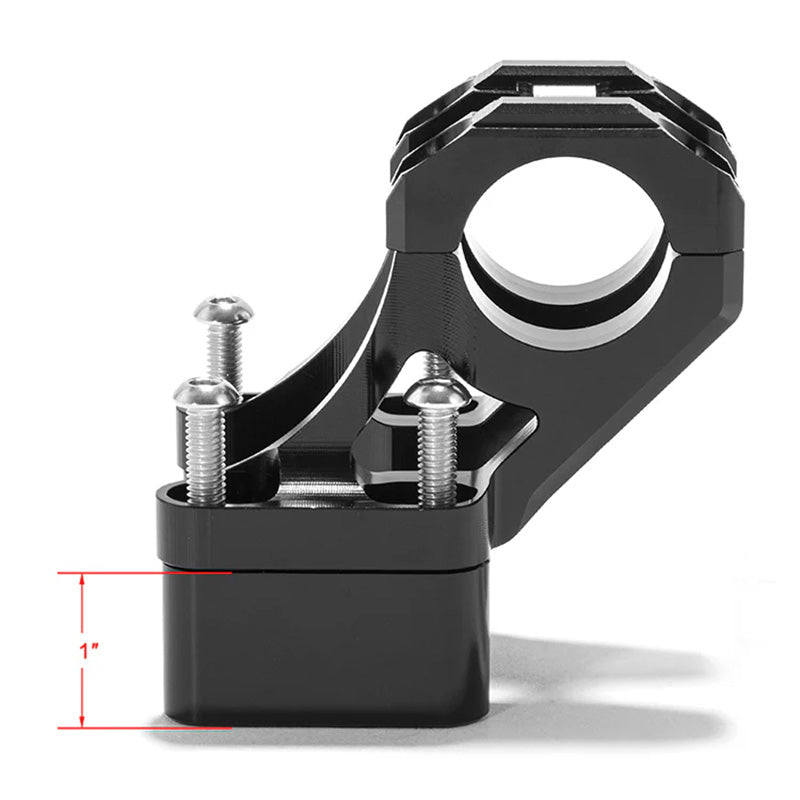 TOXIC HANDLEBAR RISER BRKT 1 INCH SUR-RON LBX BLACK 2166261