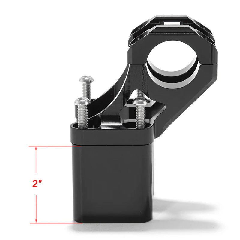 TOXIC HANDLEBAR RISER BRKT 2 INCH SUR-RON LBX BLACK 2166281