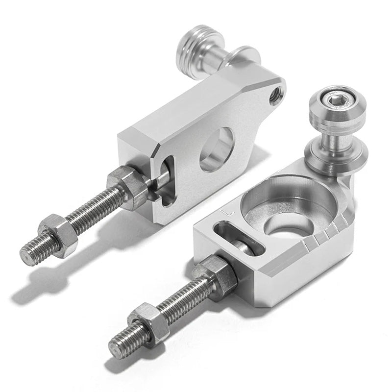 TOXIC CHAIN ADJUSTER AXLE BLOCK W SPOOL SUR-RON LBX SIL 2166430