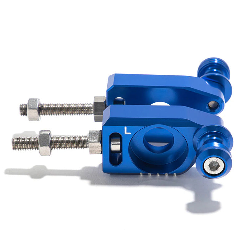 TOXIC CHAIN ADJUSTER AXLE BLOCK W SPOOL SUR-RON LBX BLU 2166434