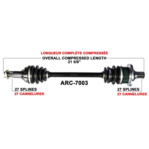 TRAKMOTIVE AXLE COMPL A/C TRAKMOTIVE ARC-7003