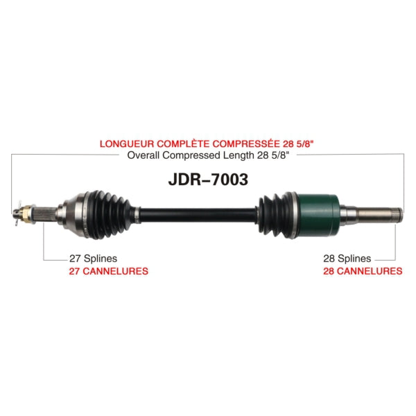 TRAKMOTIVE AXLE COMPL JDEERE TRAKMOTIVE JDR-7003