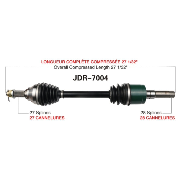 TRAKMOTIVE AXLE COMPL JDEERE TRAKMOTIVE JDR-7004