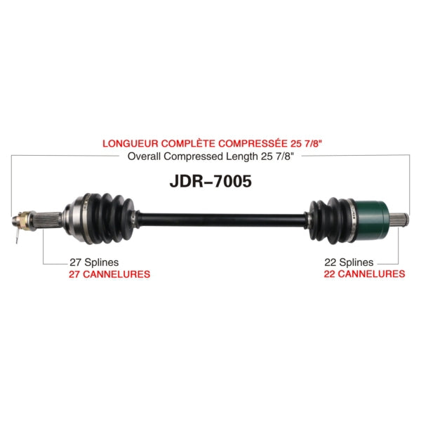TRAKMOTIVE AXLE COMPL JDEERE TRAKMOTIVE JDR-7005