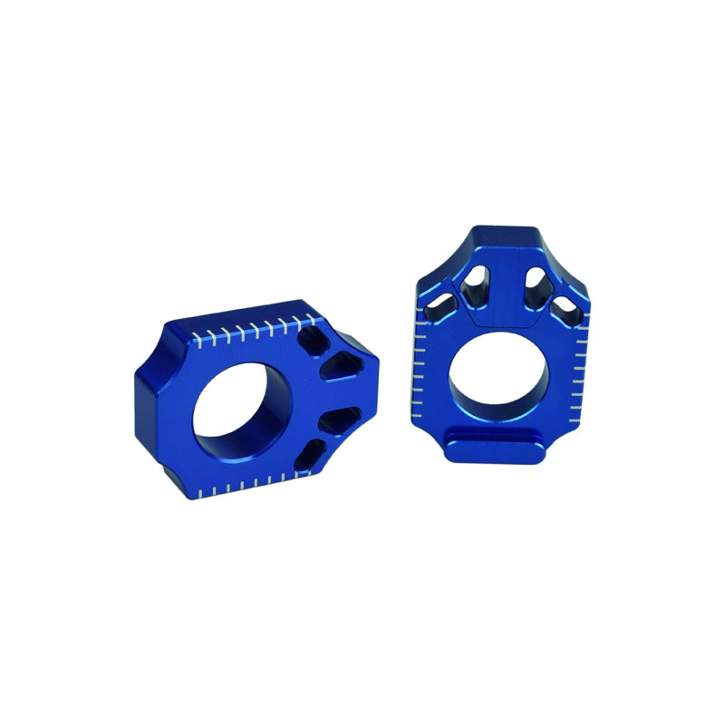 SCAR AXLE BLOCKS (YAMAHA) BLUE AB100