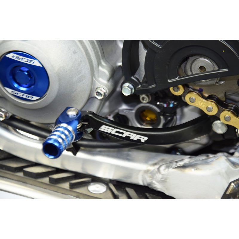 SCAR GEAR SHIFT LEVER (YAM) - BLUE YZ250F/YZ450 18-25 GSL413