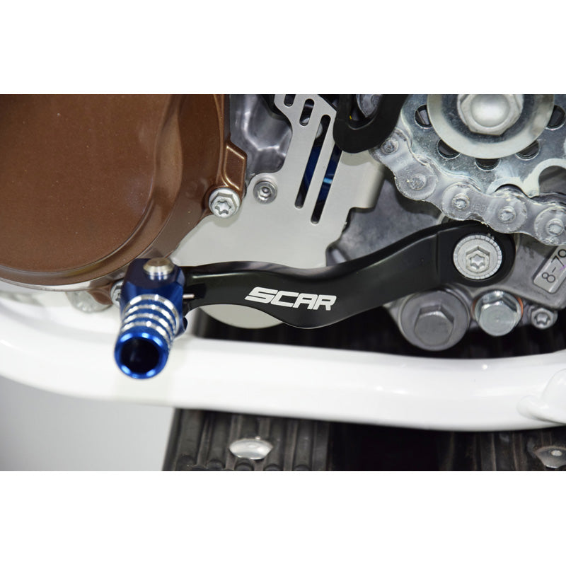 SCAR GEAR SHIFT LEVER (HUSQ) - BLUE TC125/FC/FE450 GSL509B