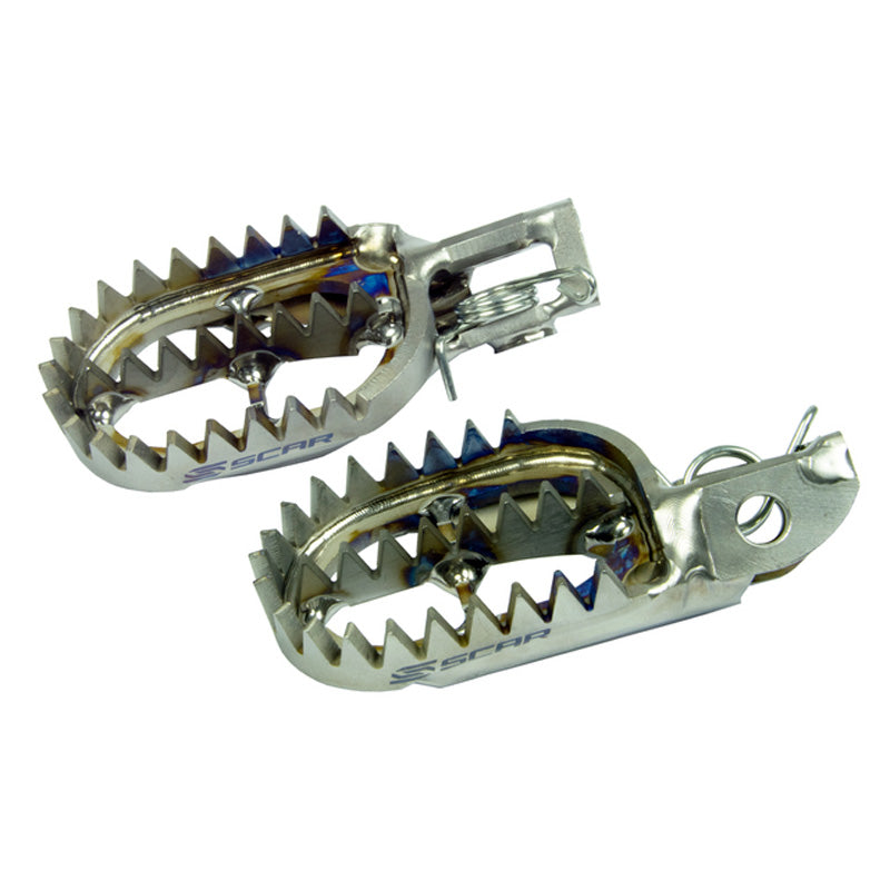 SCAR FOOTPEGS GRIPPER (STARK FUTURE) TITANIUM S8516