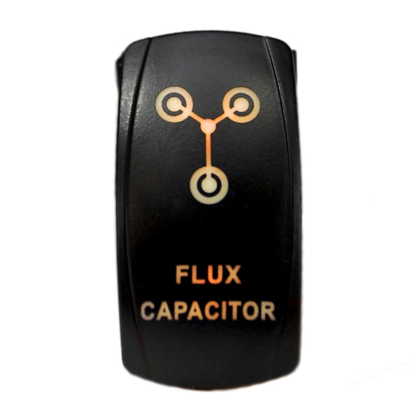 QUAKELED SWITCH ROCKER 5 PINS FLUX CAPACITOR AMB QRS289