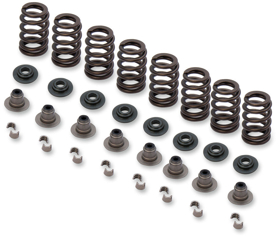 S&S CYCLE SPRING, KIT, VALVE, CONICAL, .605", STEEL, 17-19 M8 900-0958