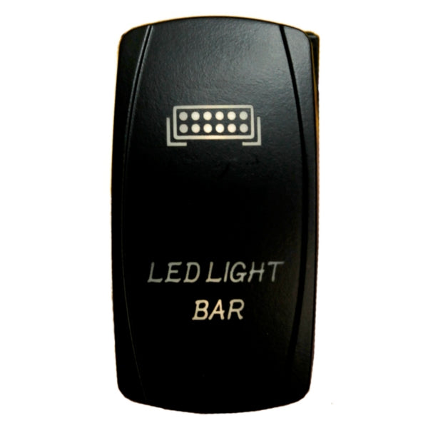 QUAKELED SWITCH ROCKER 7 PINS LED LIGHT BAR WH QRS372