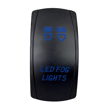 QUAKELED SWITCH ROCKER 5 PINS LED FOG LIGHTS BL QRS656