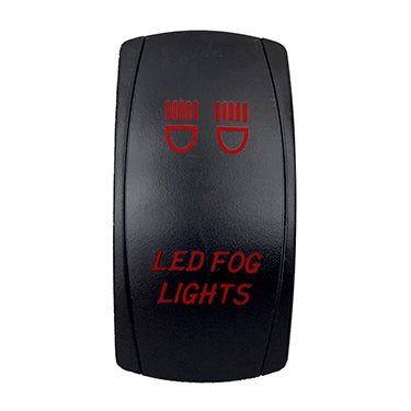 QUAKELED SWITCH ROCKER 5 PINS LED FOG LIGHTS RD QRS658