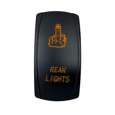 QUAKELED SWITCH ROCKER 5 PINS RR LIGHTS AMB QRS593