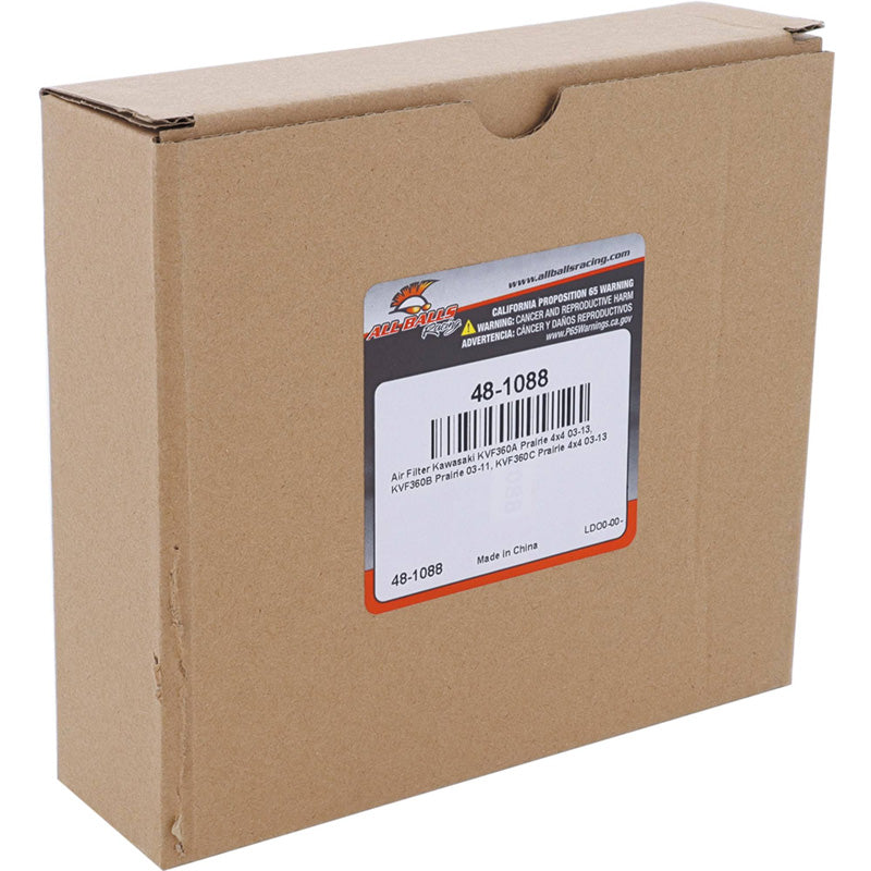 ALL BALLS AIR FILTER KAWA KVF360 PRAIRIE 03-13 48-1088