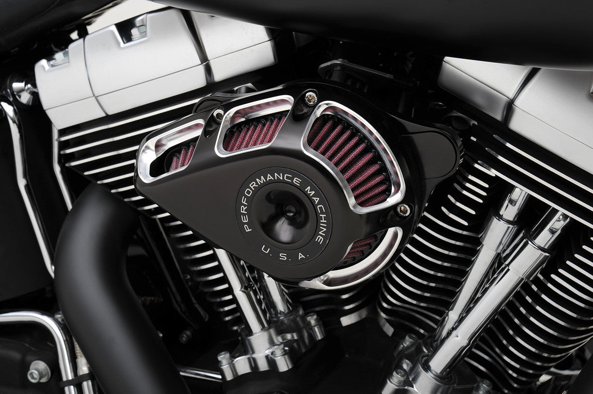 PERFORMANCE MACHINE AIRCLEANER JET 08-16 FLHT CC 0206-2113-BM