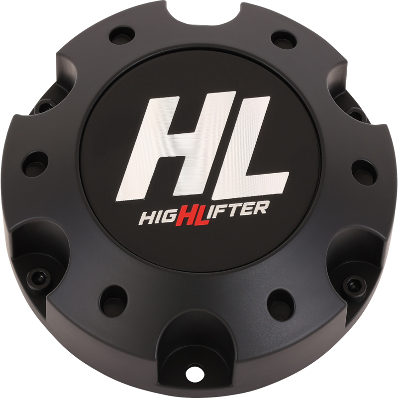 HIGHLIFTER HL CENTER CAP LARGE (BOLT IN) MATTE BLACK W1 HLCAP-140
