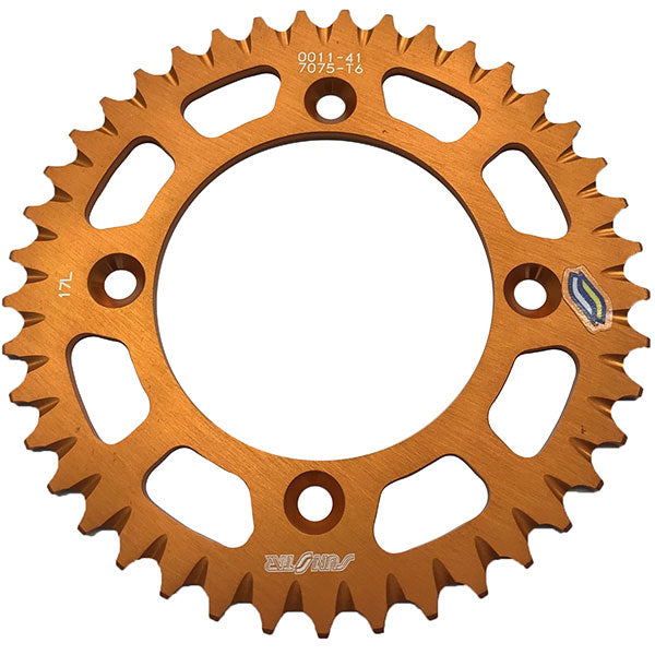 SUNSTAR WORKS TRIPLESTAR ALUMINUM REAR SPROCKETS BLACK HUSQVARNA/KTM ALUMINUM REAR 5-001141OR