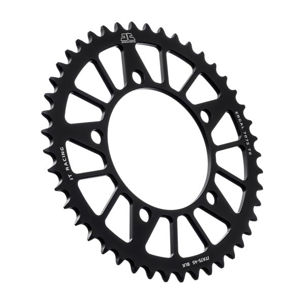 JT 75 RACELITE REAR SPROCKET 45 TEETH BLACK JTA75.45BLK
