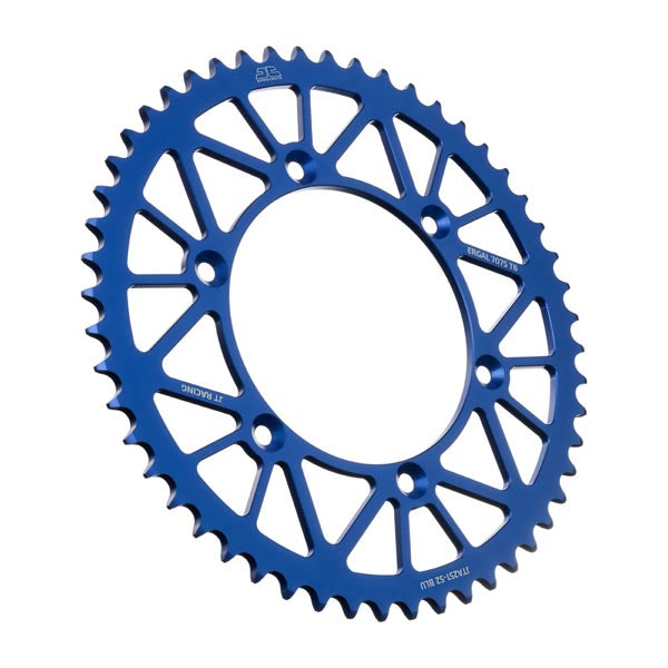 JT 251 RACELITE REAR SPROCKET 52 TEETH BLUE JTA251.52BLU