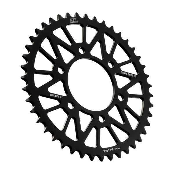JT 478 RACELITE REAR SPROCKET 43 TEETH BLACK JTA478.43BLK