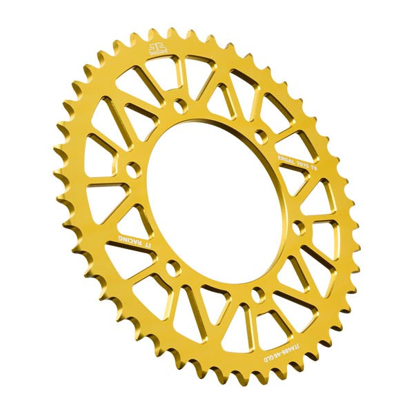 JT 486 RACELITE REAR SPROCKET 46 TEETH GOLD JTA486.46GLD