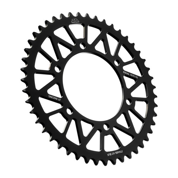 JT 486 RACELITE REAR SPROCKET 47 TEETH BLACK JTA486.47BLK