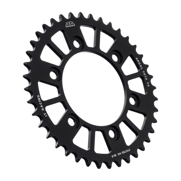 JT 735 RACELITE REAR SPROCKET 40 TEETH BLACK JTA735.40BLK
