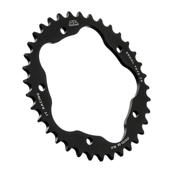 JT 751 RACELITE REAR SPROCKET 36 TEETH BLACK JTA751.36BLK