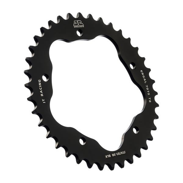 JT 751 RACELITE REAR SPROCKET 38 TEETH BLACK JTA751.38BLK