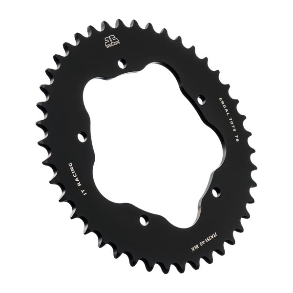 JT 751 RACELITE REAR SPROCKET 43 TEETH BLACK JTA751.43BLK