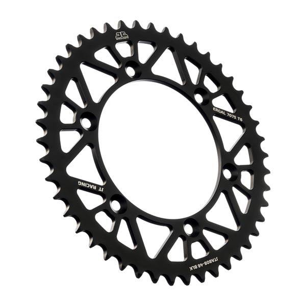 JT 808 RACELITE REAR SPROCKET 46 TEETH BLACK JTA808.46BLK