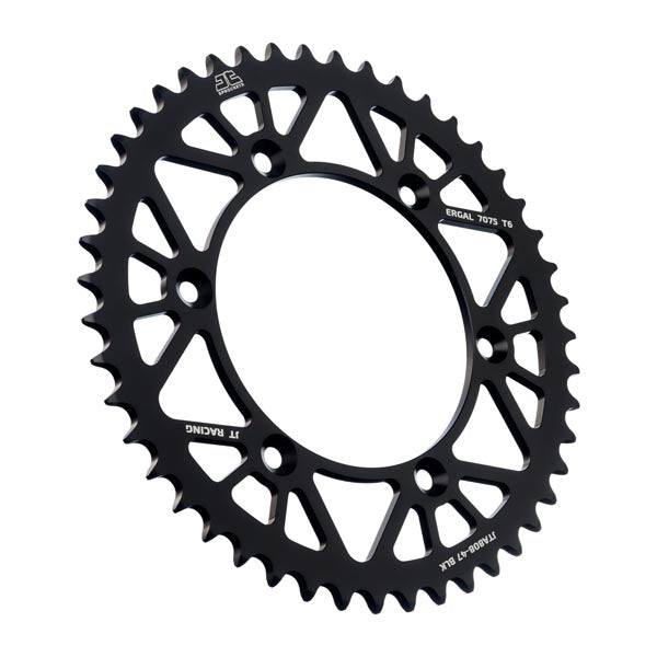 JT 808 RACELITE REAR SPROCKET 47 TEETH BLACK JTA808.47BLK