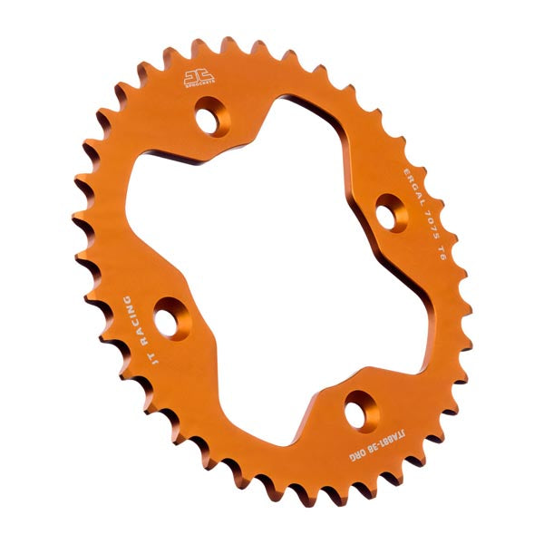 JT 881 RACELITE REAR SPROCKET 38 TEETH ORANGE JTA881.38ORG