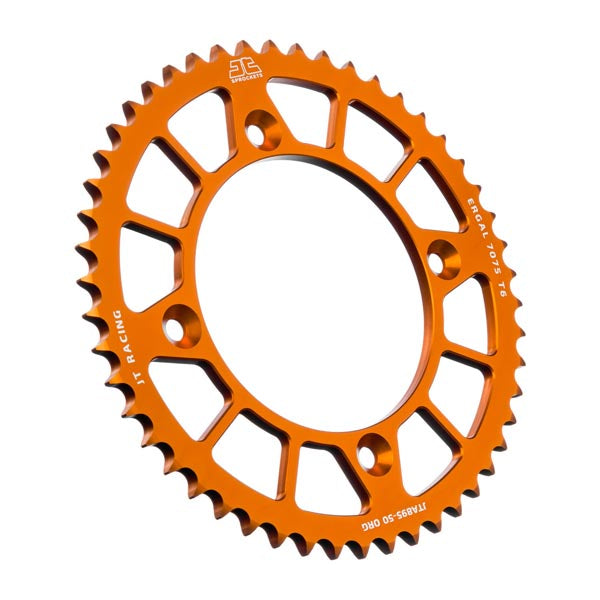 JT 895 RACELITE REAR SPROCKET 50 TEETH ORANGE JTA895.50ORG
