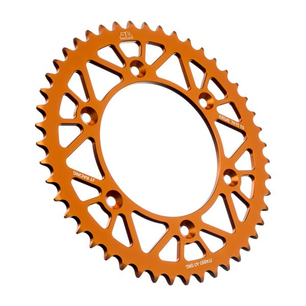 JT 897 RACELITE REAR SPROCKET 47 TEETH ORANGE JTA897.47ORG