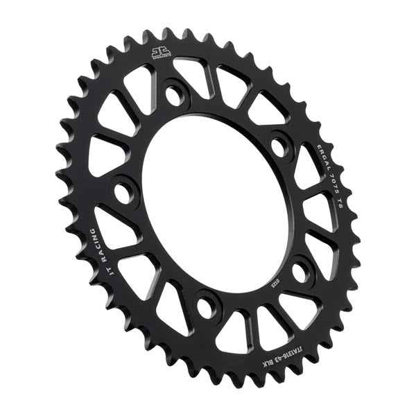 JT 1316 RACELITE REAR SPROCKET 43 TEETH BLACK JTA1316.43BLK