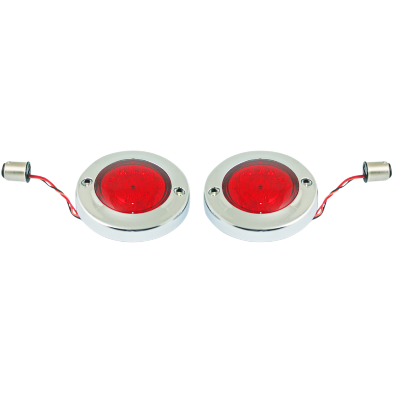 CUSTOM DYNAMICS SIGNAL FLAT 1156 CHR/RED PB-FB-R-1156-CR