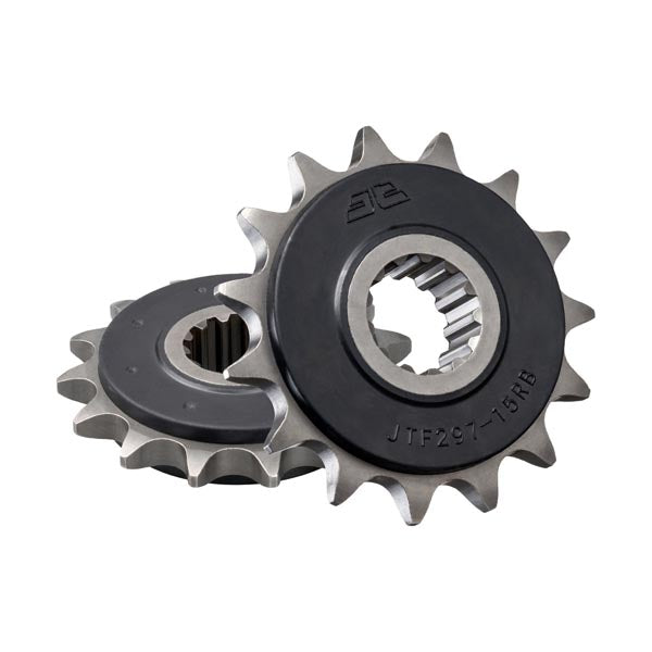 JT 297 RUBBER CUSHIONED FRONT SPROCKET 15 TEETH RUBBER CUSHION JTF297.15RB
