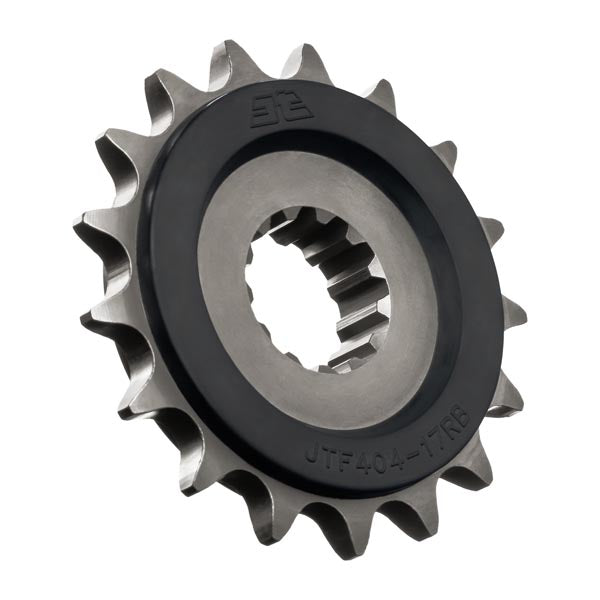 JT 404 RUBBER CUSHIONED FRONT SPROCKET 17 TEETH RUBBER CUSHION JTF404.17RB