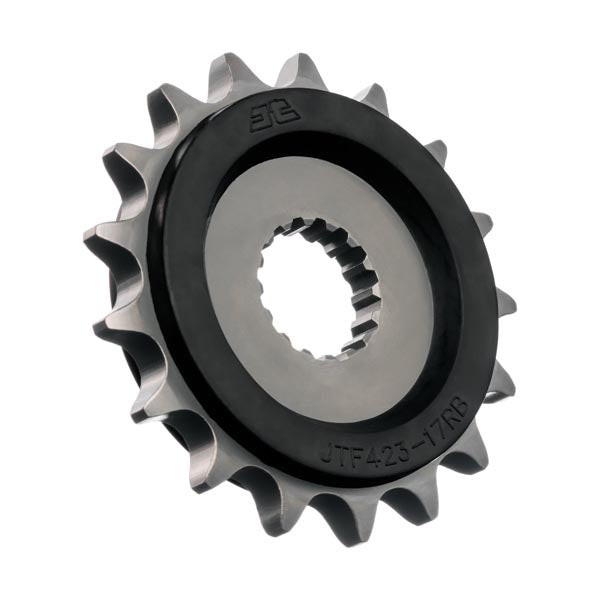 JT 423 RUBBER CUSHIONED FRONT SPROCKET 17 TEETH RUBBER CUSHION JTF423.17RB