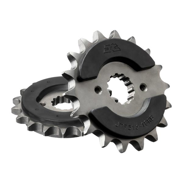 JT 513 RUBBER CUSHIONED FRONT SPROCKET 18 TEETH RUBBER CUSHION JTF513.18RB