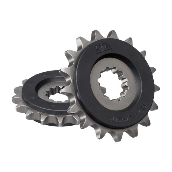 JT 517 RUBBER CUSHIONED FRONT SPROCKET 17 TEETH RUBBER CUSHION JTF517.17RB