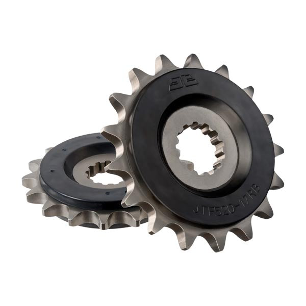 JT 520 RUBBER CUSHIONED FRONT SPROCKET 17 TEETH RUBBER CUSHION JTF520.17RB