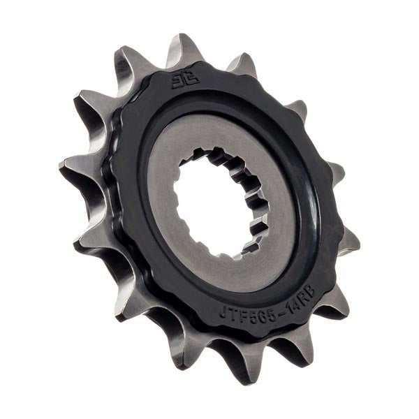 JT 565 RUBBER CUSHIONED FRONT SPROCKET 14 TEETH RUBBER CUSHION JTF565.14RB
