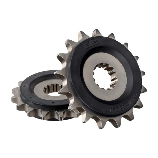 JT 580 RUBBER CUSHIONED FRONT SPROCKET 17 TEETH RUBBER CUSHION JTF580.17RB