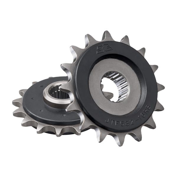JT 582 RUBBER CUSHIONED FRONT SPROCKET 16 TEETH RUBBER CUSHION JTF582.16RB